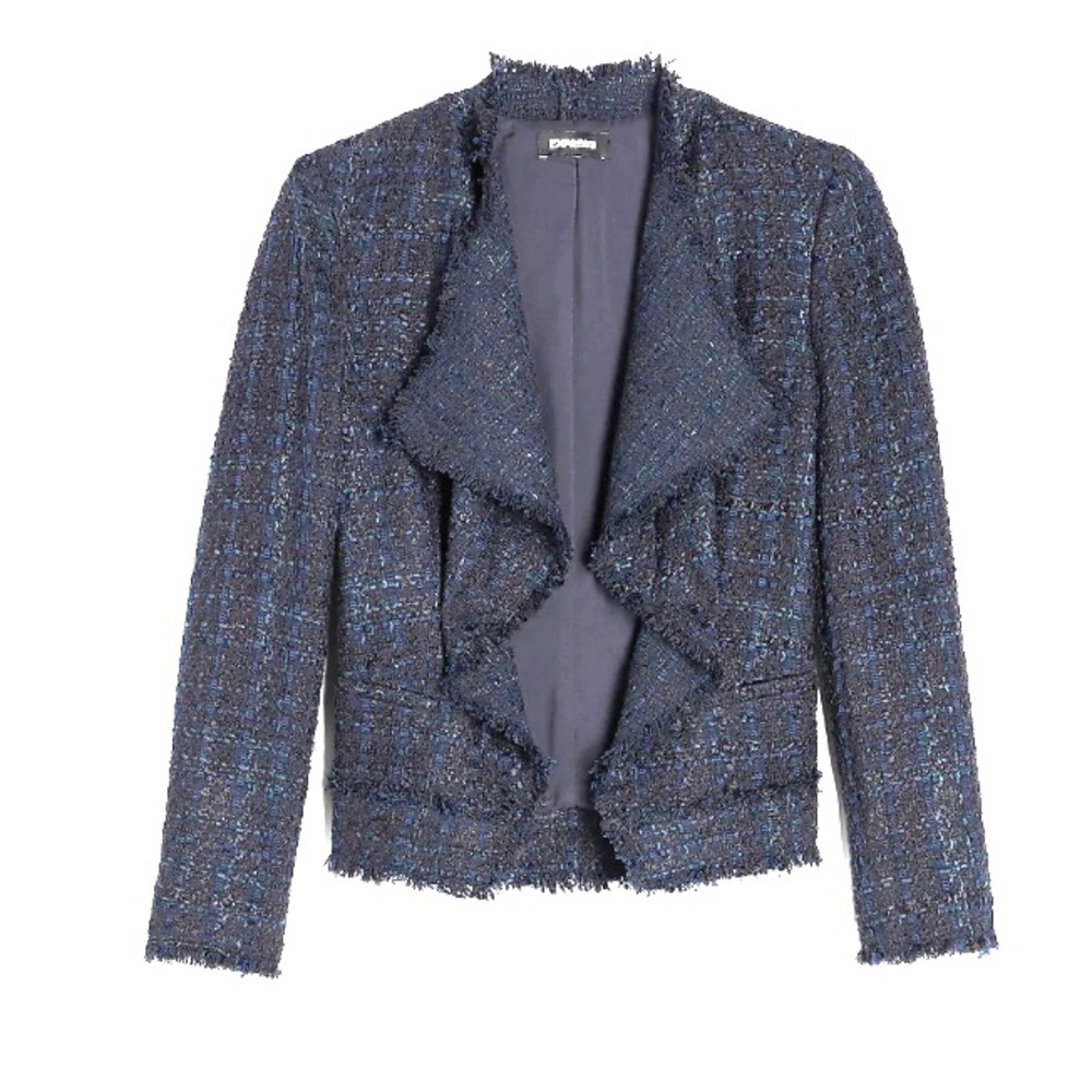 Express Draped Boucle Blazer